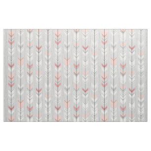 Arrow Feathers Lodrät Fabric Tyg