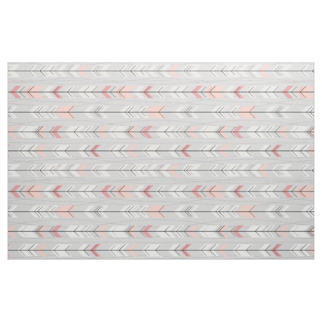 Arrow Feathers Vågrät Fabric Tyg (Yard)