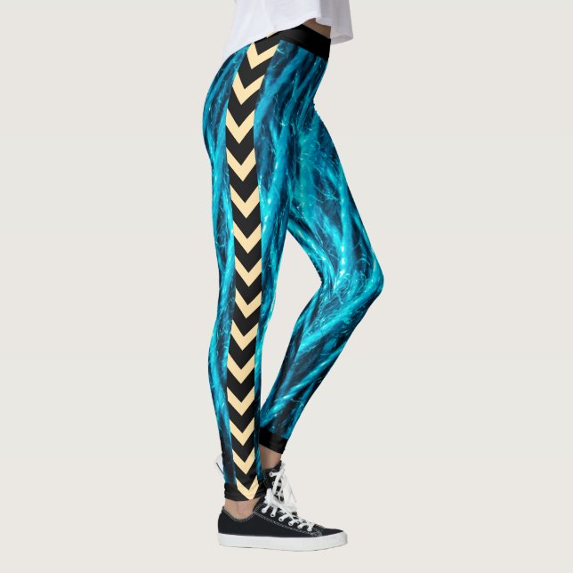 Arrow Glide Leggings – Bergue Elegance Edition (Höger)