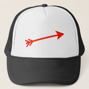 Arrow Red 15deg MUSEUM Zazzle-gåvor Keps