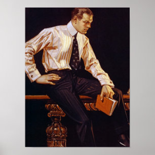 Arrow shirt Collars, 1914 av J. C. Leyendecker Poster