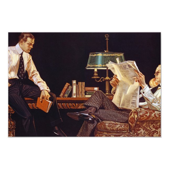 Arrow shirt Collars, American Advertisement, 1914 Fototryck (Framsidan)