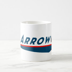 ArrowCat vit mugg för 11 uns klassikervit
