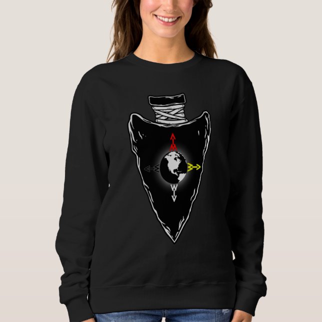 Arrowhad 1 (Syfte) Native American T Shirt (Framsida)