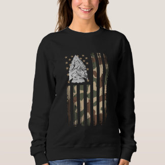 Arrowhad Hunter American Flagga Arrowhad Hunting T Shirt