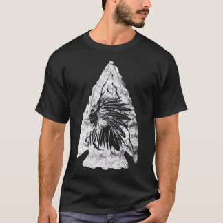 Arrowhad Hunter indisk chef Relic Hunting Native T Shirt