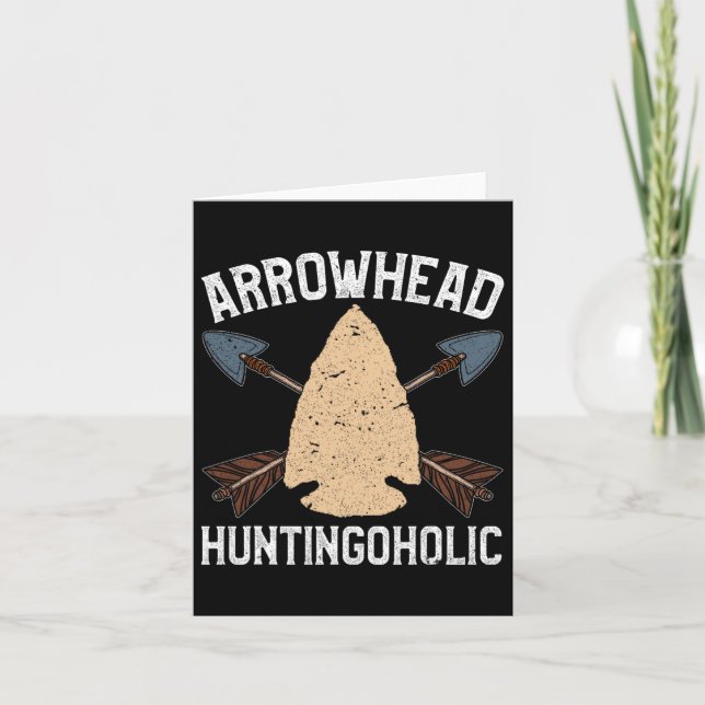 Arrowhad Hunter Shirt Funny Arrowhad Huntingohol Kort (Framsida)
