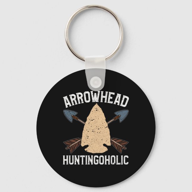 Arrowhad Hunter Shirt Funny Arrowhad Huntingohol Nyckelring (Framsida)