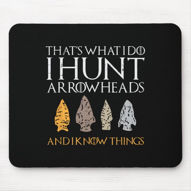 Arrowhad Hunting Älskare Gift Musmatta (Framsidan)