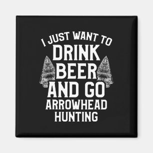 Arrowhad Hunting Collector Drink Beer Artifact H Magnet