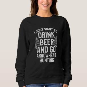 Arrowhad Hunting Collector Drink Beer Artifact H T Shirt