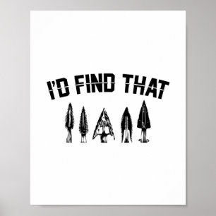 Arrowhad Hunting Ord   Presentationer med pilhuvud Poster
