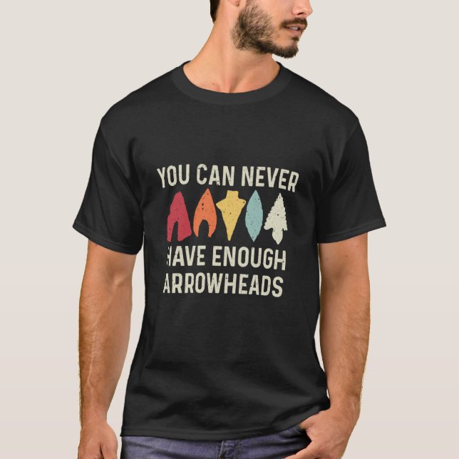 Arrowhead hunting Archaeology Arrowhead collectors T Shirt (Framsida)