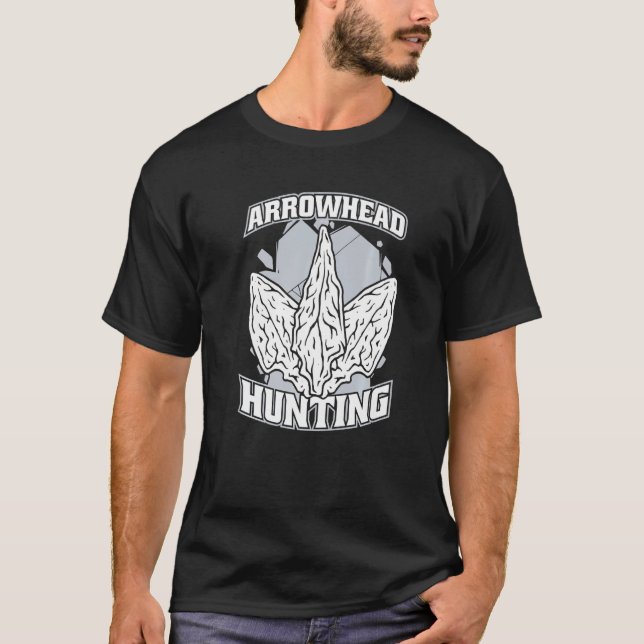 Arrowhead Hunting Flint Artifact Rocks Arrowhead C T Shirt (Framsida)