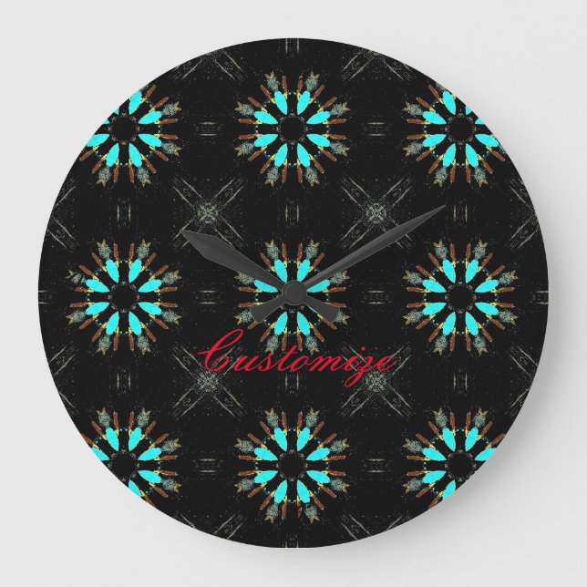 Arrowheaden befjädrar Pow-wow Thunder_Cove Stor Klocka (Framsida)