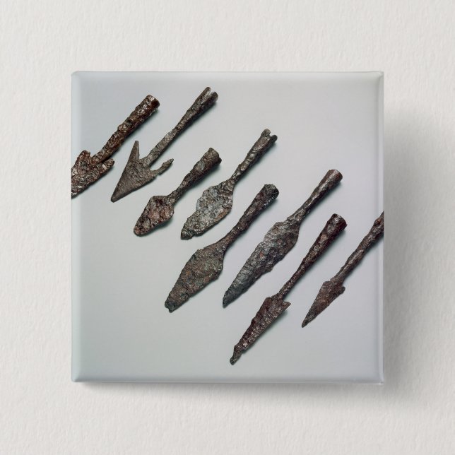 Arrowheads järnålder (järn) knapp (Framsida)