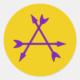 Arrow's Flight Populace Badge Runt Klistermärke