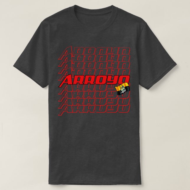 Arroyo Cascade text 3 T Shirt (Design framsida)