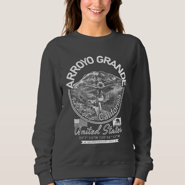 ARROYO GRANDE CALIFORNIA - STADEN ARROYO GRANDE T SHIRT (Framsida)