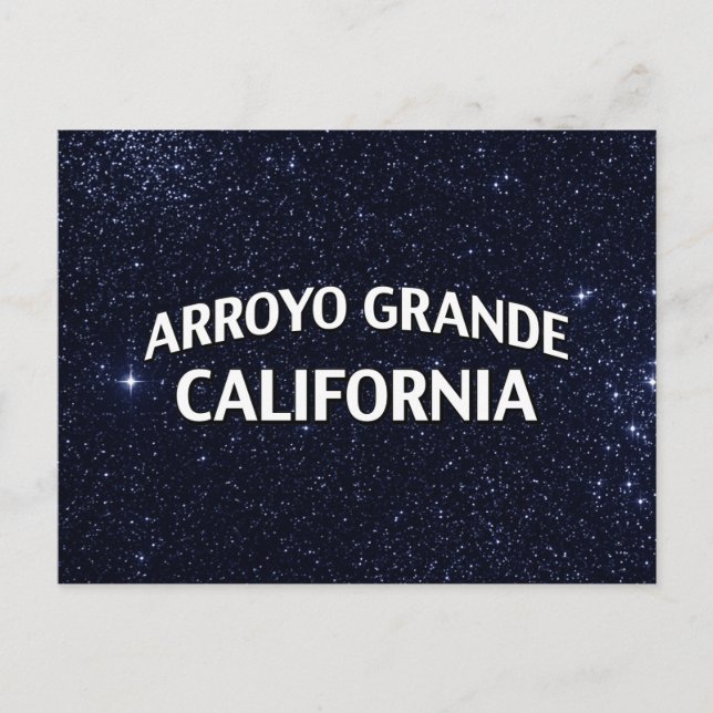 Arroyo Grande California Vykort (Framsida)