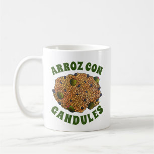 Arroz con Gandules Puerto Rican Food Ris Peas Kaffemugg