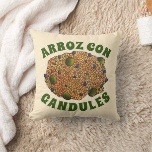 Arroz con Gandules Puerto Rican Food Ris Peas Kudde