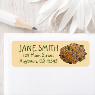 Arroz con Gandules Puerto Rican Food Ris Peas Returadress Etikett