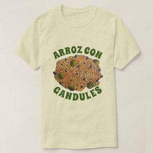 Arroz con Gandules Puerto Rican Food Ris Peas T Shirt