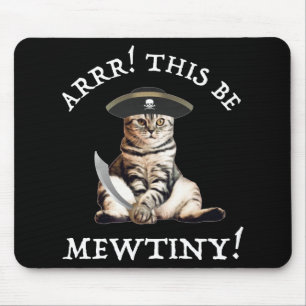 Arrr! Det här är Mewpys! Pirat Cat Musmatta