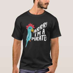 Arrr jag är en Pirat-papegoja som pratar fåglar T Shirt