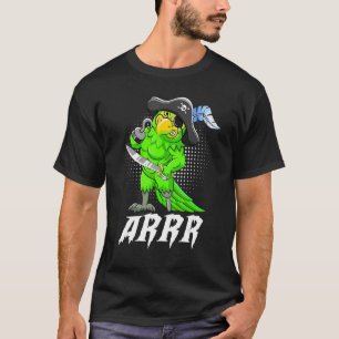 Arrr Pirat Parrot Jolly Roger Halloween Costume D T Shirt