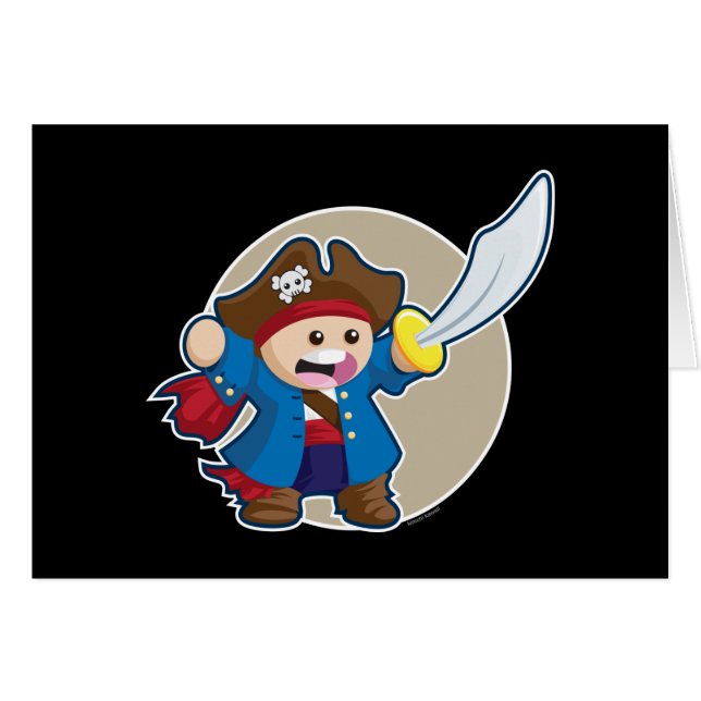 Arrrr! Hälsningskort (Framsidan Horizontal)