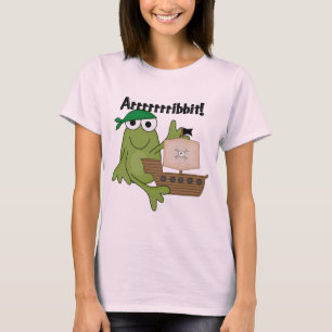 Arrrrribbit Frog Pirat Tshirts och Gifts