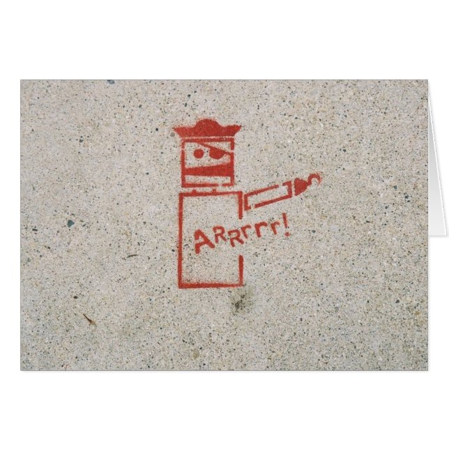 Arrrrrr Hälsningskort (Framsidan Horizontal)