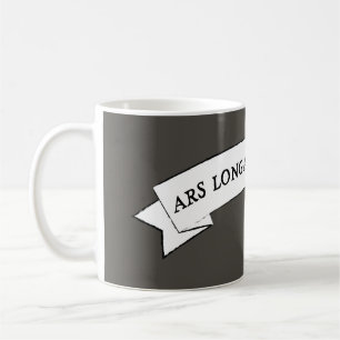 ARS LONGA VITA BREVIS - Konsten är lång och livet Kaffemugg