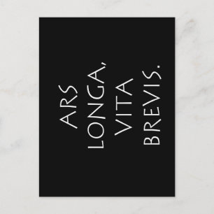 Ars Longa Vita Brevis Vykort
