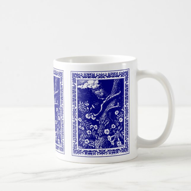 Ars Memoria : Canto II Blue China Kaffemugg (Höger)