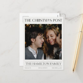 Årsboksfoto för granskning av jultidningar helg vykort