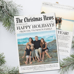 Årsboksfoto för Jultidningspapper Julkort