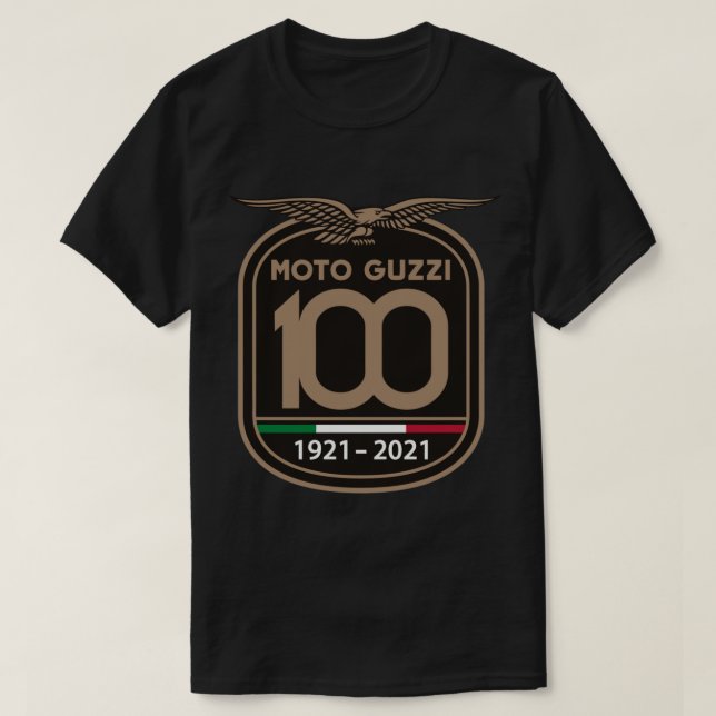 Årsdag 100:e Moto Guzzi Yeahh Classic T-Shirt (Design framsida)