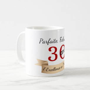 årsdag 30 kaffemugg