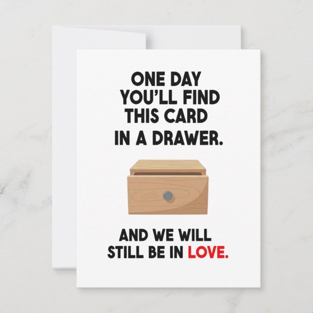 Årsdag & Alla hjärtans-dagspresent till pojkvän Julkort (Framsida)