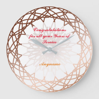 Årsdag (anpassningsbar) stor klocka