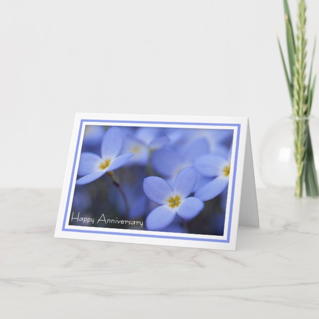 Årsdag - Bluettes hälsningkort Kort (Framsida)