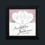 Årsdag / Bröllop - Rosa Minnesask<br><div class="desc">Bride- och Groom-årsdagen / Bröllop Rosa Design Keepsaké Gift Box. Meddelande: Alla mallområden behöver inte ändras..Ändra bara vad du behöver. 📌 Om du behöver anpassa ytterligare klickar du på knappen "Klicka för att anpassa ytterligare" eller "Anpassa eller redigera design" och användor verktyg för att ändra storlek, rotera, ändra text färg,...</div>