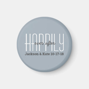 Årsdag Bröllopsdag Lyckligt Alltid Custom Magnet