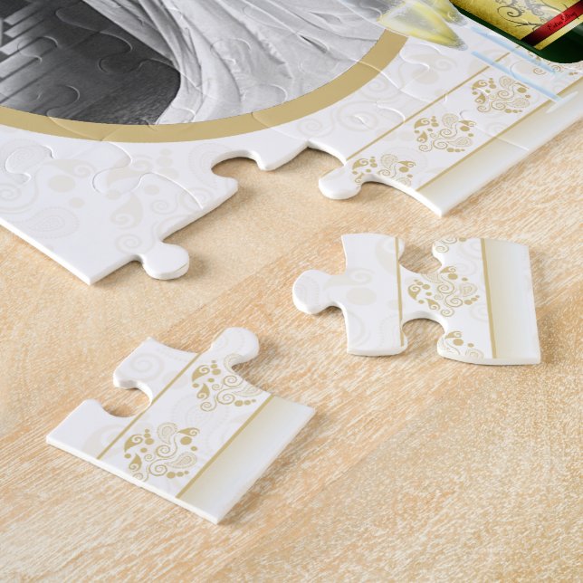 Årsdag Firande Anpassade Fotopussel (Sidan)