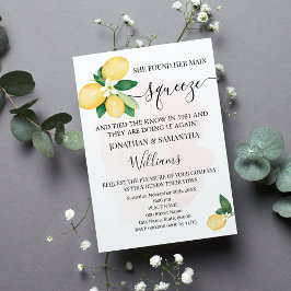 Årsdag för förnyelse av vigsel löfte Bröllop Rosa Inbjudningar