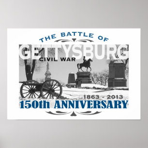 Årsdag för Gettysburg strid 150 Poster
