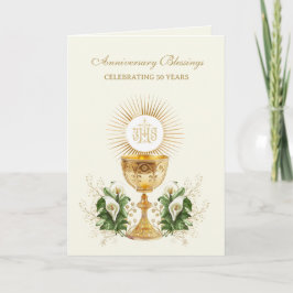 Årsdag för katolsk präst Deacon Ordination Kort